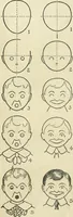 An illustration from Drawing made easy : a helpful book for young artists; the way to begin and finish your sketches, clearly shown step by step (1921)