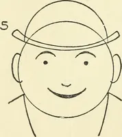 An illustration from Drawing made easy : a helpful book for young artists; the way to begin and finish your sketches, clearly shown step by step (1921)