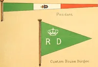 Picture 305 of 462 from Drawings of the flags in use at the present time by various nations (1916), leaf 299