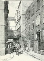 An illustration from Drawings of old London by Philip Norman .. (1913)