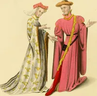 An illustration from Dresses and decorations of the Middle Ages (1843)