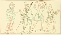 An illustration from Dresses and decorations of the Middle Ages (1843)
