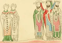 An illustration from Dresses and decorations of the Middle Ages (1843)