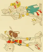 Picture 69 of 167 from Dresses and decorations of the Middle Ages (1843), leaf 154