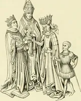 An illustration from Dresses and decorations of the Middle Ages (1843)