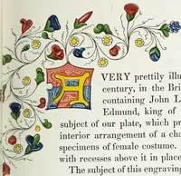An illustration from Dresses and decorations of the Middle Ages (1843)