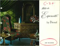 An illustration from Drexel Esperanto Furniture 1965 (1965)