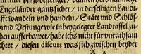 An illustration from Dreyzehente Schiffahrt darinnen ein Warhafftiger vnd Gründtlicher Bericht, von dem jtzigen Zustandt der Landtschafft Virginien; : auch wie nunmehr der Friede mit den Indianern beschlossen: vnd wie etliche Stätte vnd Vestunge alda zum Schutz des Landts von den Engelischen auffgebawet worden. Sampt einer Relation, wie König Powhatans in Virginien Tochter, Pocahuntas genant, Christlichen getaufft vnd mit einem Engelischen verheurahtet worden, sehr anmütig zu lesen, &c. (1617)