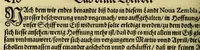 An illustration from Dritter Theil Indiae Orientalis, darinnen erstlich das ander Theil der Schifffahrten Joann Huygens von Lintschotten auss Hollandt, so er in Orient gethan, begriffen, vnd fürnemlich alle gelegenheit derselbigen Landen, Insulen, Meerpforten, &c. so vnterwegen auffstossen, vnd dann in India fürkommen, wie auch alles, was der Author allda im Landt, vnd nachmals auff seiner Widerreyse nach Hollandt gesehen vnd erfahren, eygentlich beschrieben wirdt. : II. Der Holländer Schifffahrt in die Orientalische Insulen, Iauan vnd Sumatra, sampt Sitten, Leben vnd Superstition, &c. der Völcker. III. Drey Schifffahrten der Holländer nach obermeldten Indien, durch das Mittnächtigsche oder Eissmeer, darinnen viel vnerhörte Ebentewer. Alles auffs trewlichst von neuwem auss den Niderländischen Exemplarien in Hochteutsch Bracht, vnd in guter Disposition zusammen gefügt. Sampt vielen schönen künstlichen Figurn, vnd Landtafeln, in Kupffer gestochen, vnd an Tag geben, durch Io. Theodor vnd. Io. Israel de Bry, Gebrüder (1599)