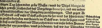 Picture 1 of 13 from Dritter Theil Indiae Orientalis, darinnen erstlich das ander Theil der Schifffahrten Joann Huygens von Lintschotten auss Hollandt, so er in Orient gethan, begriffen, vnd fürnemlich alle gelegenheit derselbigen Landen, Insulen, Meerpforten, &c. so vnterwegen auffstossen, vnd dann in India fürkommen, wie auch alles, was der Author allda im Landt, vnd nachmals auff seiner Widerreyse nach Hollandt gesehen vnd erfahren, eygentlich beschrieben wirdt. : II. Der Holländer Schifffahrt in die Orientalische Insulen, Iauan vnd Sumatra, sampt Sitten, Leben vnd Superstition, &c. der Völcker. III. Drey Schifffahrten der Holländer nach obermeldten Indien, durch das Mittnächtigsche oder Eissmeer, darinnen viel vnerhörte Ebentewer. Alles auffs trewlichst von neuwem auss den Niderländischen Exemplarien in Hochteutsch Bracht, vnd in guter Disposition zusammen gefügt. Sampt vielen schönen künstlichen Figurn, vnd Landtafeln, in Kupffer gestochen, vnd an Tag geben, durch Io. Theodor vnd. Io. Israel de Bry, Gebrüder (1599), leaf 63