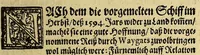 An illustration from Dritte Theil, Warhafftige Relation[.] Der dreyen newen vnerhörten, seltzame[n] Schiffart, so die holländischen vnd seeländischen Schiff gegen Mitternacht, drey Jar nach einander, als An[n]o 1594. 1595. vnd 1596. verricht. : Wie sie Nordvvegen, Lappiam, Biarmiam, vnd Russiam, oder Moscoviam (vorhabens ins Königreich Cathay vnd China zu kommen) vmgebsegelt haben. Auch wie sie das Fretu[m] Nassoviae, Waygats, Novam Semblam, vnd das Landt vnter dem 8o. Gradu Latitud, so man vermeint das Gronland sey, gefunden: vnd was für gefahr, der erschrecklichen Bärn, Meerwunder, vnd dem Eyss, sie aussgestanden. (1602)