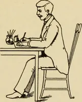 An illustration from Druggists' and dispensers' practial show card instructor .. (1914)