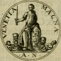 Picture 109 of 188 from Fasti ducales ab Anafesto I. ad Silvestrum Valerium Venetorum ducem : cum eorum iconibus, insignibus, nummismatibus publicis, & privatis aere sculptis : inscriptionibus ex aula M. Consilii, ac sepulchralibus : adiectae sunt adnotationes, ad vitam cuiusque principis, rerum, quae omissae fuerant (1696), leaf 172