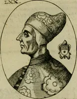 An illustration from Fasti ducales ab Anafesto I. ad Silvestrum Valerium Venetorum ducem : cum eorum iconibus, insignibus, nummismatibus publicis, & privatis aere sculptis : inscriptionibus ex aula M. Consilii, ac sepulchralibus : adiectae sunt adnotationes, ad vitam cuiusque principis, rerum, quae omissae fuerant (1696)