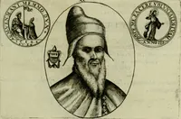 An illustration from Fasti ducales ab Anafesto I. ad Silvestrum Valerium Venetorum ducem : cum eorum iconibus, insignibus, nummismatibus publicis, & privatis aere sculptis : inscriptionibus ex aula M. Consilii, ac sepulchralibus : adiectae sunt adnotationes, ad vitam cuiusque principis, rerum, quae omissae fuerant (1696)
