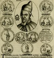 Picture 158 of 188 from Fasti ducales ab Anafesto I. ad Silvestrum Valerium Venetorum ducem : cum eorum iconibus, insignibus, nummismatibus publicis, & privatis aere sculptis : inscriptionibus ex aula M. Consilii, ac sepulchralibus : adiectae sunt adnotationes, ad vitam cuiusque principis, rerum, quae omissae fuerant (1696), leaf 266