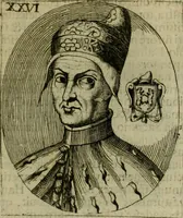 An illustration from Fasti ducales ab Anafesto I. ad Silvestrum Valerium Venetorum ducem : cum eorum iconibus, insignibus, nummismatibus publicis, & privatis aere sculptis : inscriptionibus ex aula M. Consilii, ac sepulchralibus : adiectae sunt adnotationes, ad vitam cuiusque principis, rerum, quae omissae fuerant (1696)
