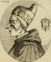 An illustration from Fasti ducales ab Anafesto I. ad Silvestrum Valerium Venetorum ducem : cum eorum iconibus, insignibus, nummismatibus publicis, & privatis aere sculptis : inscriptionibus ex aula M. Consilii, ac sepulchralibus : adiectae sunt adnotationes, ad vitam cuiusque principis, rerum, quae omissae fuerant (1696)