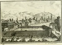 An illustration from Due dissertazioni di Giuseppe Bartoli : nella prima si dà notizia del pubblico Museo d'iscrizioni eretto nuovamente in Verona, e con l'uso delle osservazioni e delle sperienze in rispetto della fisica si paragona l'uso dell'antichità figurata e scritta relativamente alla storia : nella seconda si dimostra la bellezza d'una greca inedita iscrizione collocata in questo museo (1745)