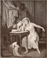 An illustration from Illustrated catalogue of the ninth series of 100 paintings by old masters of the Dutch, Flemish, Italian, French, and English schools : being a portion of the Sedelmeyer Gallery which contains about 1500 original pictures by ancient and modern artists (1905)