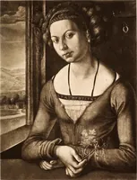 An illustration from Illustrated catalogue of the ninth series of 100 paintings by old masters of the Dutch, Flemish, Italian, French, and English schools : being a portion of the Sedelmeyer Gallery which contains about 1500 original pictures by ancient and modern artists (1905)