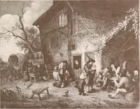 An illustration from Illustrated catalogue of the ninth series of 100 paintings by old masters of the Dutch, Flemish, Italian, French, and English schools : being a portion of the Sedelmeyer Gallery which contains about 1500 original pictures by ancient and modern artists (1905)