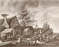 An illustration from Illustrated catalogue of the ninth series of 100 paintings by old masters of the Dutch, Flemish, Italian, French, and English schools : being a portion of the Sedelmeyer Gallery which contains about 1500 original pictures by ancient and modern artists (1905)