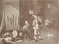 An illustration from Illustrated catalogue of the ninth series of 100 paintings by old masters of the Dutch, Flemish, Italian, French, and English schools : being a portion of the Sedelmeyer Gallery which contains about 1500 original pictures by ancient and modern artists (1905)