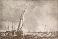 An illustration from Illustrated catalogue of the ninth series of 100 paintings by old masters of the Dutch, Flemish, Italian, French, and English schools : being a portion of the Sedelmeyer Gallery which contains about 1500 original pictures by ancient and modern artists (1905)