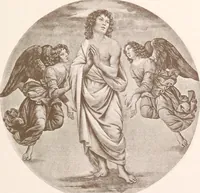 An illustration from Illustrated catalogue of the ninth series of 100 paintings by old masters of the Dutch, Flemish, Italian, French, and English schools : being a portion of the Sedelmeyer Gallery which contains about 1500 original pictures by ancient and modern artists (1905)