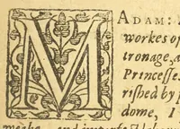 An illustration from The Duke of Millaine : a tragaedie as it hath beene often acted by His Maiesties Seruants, at the Blacke Friers (1623)