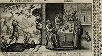 Picture 3 of 54 from [Duodekàs] emblematum sacrorum quorum consideratio accurata ad fidei exercitium et excitandam pietatem plurimum facere potest : erster [-vierter] Theill : schöner geistlichen Lehr vndt trost figuren, deren fleissige betrachtung zur Glaubens vbung vndt erweckung Chistlicher [sic] andacht, durch Gottes gnade, sehr deinlich sein kän (1625), leaf 10