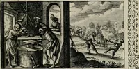 Picture 7 of 54 from [Duodekàs] emblematum sacrorum quorum consideratio accurata ad fidei exercitium et excitandam pietatem plurimum facere potest : erster [-vierter] Theill : schöner geistlichen Lehr vndt trost figuren, deren fleissige betrachtung zur Glaubens vbung vndt erweckung Chistlicher [sic] andacht, durch Gottes gnade, sehr deinlich sein kän (1625), leaf 18
