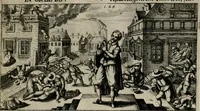 Picture 26 of 54 from [Duodekàs] emblematum sacrorum quorum consideratio accurata ad fidei exercitium et excitandam pietatem plurimum facere potest : erster [-vierter] Theill : schöner geistlichen Lehr vndt trost figuren, deren fleissige betrachtung zur Glaubens vbung vndt erweckung Chistlicher [sic] andacht, durch Gottes gnade, sehr deinlich sein kän (1625), leaf 50