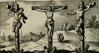 Picture 30 of 54 from [Duodekàs] emblematum sacrorum quorum consideratio accurata ad fidei exercitium et excitandam pietatem plurimum facere potest : erster [-vierter] Theill : schöner geistlichen Lehr vndt trost figuren, deren fleissige betrachtung zur Glaubens vbung vndt erweckung Chistlicher [sic] andacht, durch Gottes gnade, sehr deinlich sein kän (1625), leaf 58