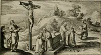 Picture 32 of 54 from [Duodekàs] emblematum sacrorum quorum consideratio accurata ad fidei exercitium et excitandam pietatem plurimum facere potest : erster [-vierter] Theill : schöner geistlichen Lehr vndt trost figuren, deren fleissige betrachtung zur Glaubens vbung vndt erweckung Chistlicher [sic] andacht, durch Gottes gnade, sehr deinlich sein kän (1625), leaf 62