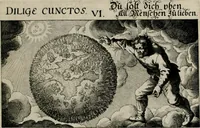 Picture 35 of 54 from [Duodekàs] emblematum sacrorum quorum consideratio accurata ad fidei exercitium et excitandam pietatem plurimum facere potest : erster [-vierter] Theill : schöner geistlichen Lehr vndt trost figuren, deren fleissige betrachtung zur Glaubens vbung vndt erweckung Chistlicher [sic] andacht, durch Gottes gnade, sehr deinlich sein kän (1625), leaf 68