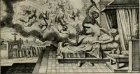 Picture 49 of 54 from [Duodekàs] emblematum sacrorum quorum consideratio accurata ad fidei exercitium et excitandam pietatem plurimum facere potest : erster [-vierter] Theill : schöner geistlichen Lehr vndt trost figuren, deren fleissige betrachtung zur Glaubens vbung vndt erweckung Chistlicher [sic] andacht, durch Gottes gnade, sehr deinlich sein kän (1625), leaf 96