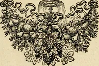An illustration from Tapisseries du roy, ou sont representez les quatre elemens et les quatre saisons : avec les devises qvi les accompagnent & leur explication = Königliche französische Tapezereyen, oder überauss schöne Sinn-Bilder, in welchen die vier Element, samt den vier Jahr-Zeiten, neben den Dencksprüchen und ihren Ausslegungen, vorgestellet werden (1690)