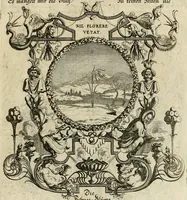 An illustration from Tapisseries du roy, ou sont representez les quatre elemens et les quatre saisons : avec les devises qvi les accompagnent & leur explication = Königliche französische Tapezereyen, oder überauss schöne Sinn-Bilder, in welchen die vier Element, samt den vier Jahr-Zeiten, neben den Dencksprüchen und ihren Ausslegungen, vorgestellet werden (1690)