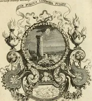 An illustration from Tapisseries du roy, ou sont representez les quatre elemens et les quatre saisons : avec les devises qvi les accompagnent & leur explication = Königliche französische Tapezereyen, oder überauss schöne Sinn-Bilder, in welchen die vier Element, samt den vier Jahr-Zeiten, neben den Dencksprüchen und ihren Ausslegungen, vorgestellet werden (1690)