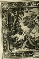 An illustration from Tapisseries du roy, ou sont representez les quatre elemens et les quatre saisons : avec les devises qvi les accompagnent & leur explication = Königliche französische Tapezereyen, oder überauss schöne Sinn-Bilder, in welchen die vier Element, samt den vier Jahr-Zeiten, neben den Dencksprüchen und ihren Ausslegungen, vorgestellet werden (1690)
