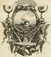 An illustration from Tapisseries du roy, ou sont representez les quatre elemens et les quatre saisons : avec les devises qvi les accompagnent & leur explication = Königliche französische Tapezereyen, oder überauss schöne Sinn-Bilder, in welchen die vier Element, samt den vier Jahr-Zeiten, neben den Dencksprüchen und ihren Ausslegungen, vorgestellet werden (1690)