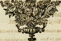 An illustration from Tapisseries du roy, ou sont representez les quatre elemens et les quatre saisons : avec les devises qvi les accompagnent & leur explication = Königliche französische Tapezereyen, oder überauss schöne Sinn-Bilder, in welchen die vier Element, samt den vier Jahr-Zeiten, neben den Dencksprüchen und ihren Ausslegungen, vorgestellet werden (1690)
