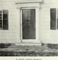 An illustration from The Dutch colonial house; its origin, design, modern plan and construction; illustrated with photographs of old examples and American adaptations of the style (1913)