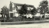 An illustration from The Dutch colonial house; its origin, design, modern plan and construction; illustrated with photographs of old examples and American adaptations of the style (1913)