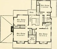 An illustration from The Dutch colonial house; its origin, design, modern plan and construction; illustrated with photographs of old examples and American adaptations of the style (1913)