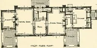 An illustration from The Dutch colonial house; its origin, design, modern plan and construction; illustrated with photographs of old examples and American adaptations of the style (1913)