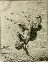 An illustration from Tableaux du temple des muses : tirez du cabinet de feu Mr. Fauereau, conseiller du roy en sa Cour des aydes, & grauez en tailles-douces par les meilleurs maistres de son temps, pour representer les vertus & les vices, sur les plus illustres fables de l'antiquité (1655)