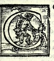 An illustration from Dve commedie del cavalier Lionardo Salviati : Il Granchio, e La Spina : e vn dialogo dell'amicizia del medesimo autore (1606)